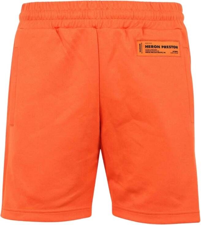 Heron Preston Casual korte broek Oranje Heren