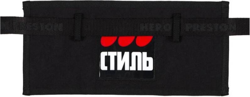 Heron Preston Cyrillic Script Logo Riemportemonnee Zwart Heren
