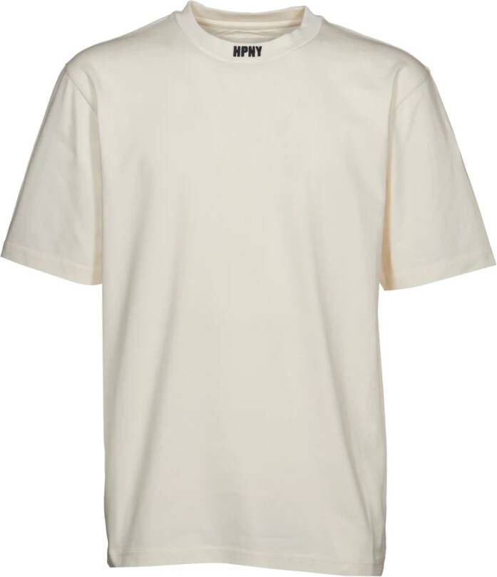Heron Preston Geborduurd Logo Katoenen T-shirt Wit Heren