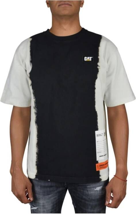 Heron Preston Gradient Katoenen T-Shirt met CAT Logo Meerkleurig Heren