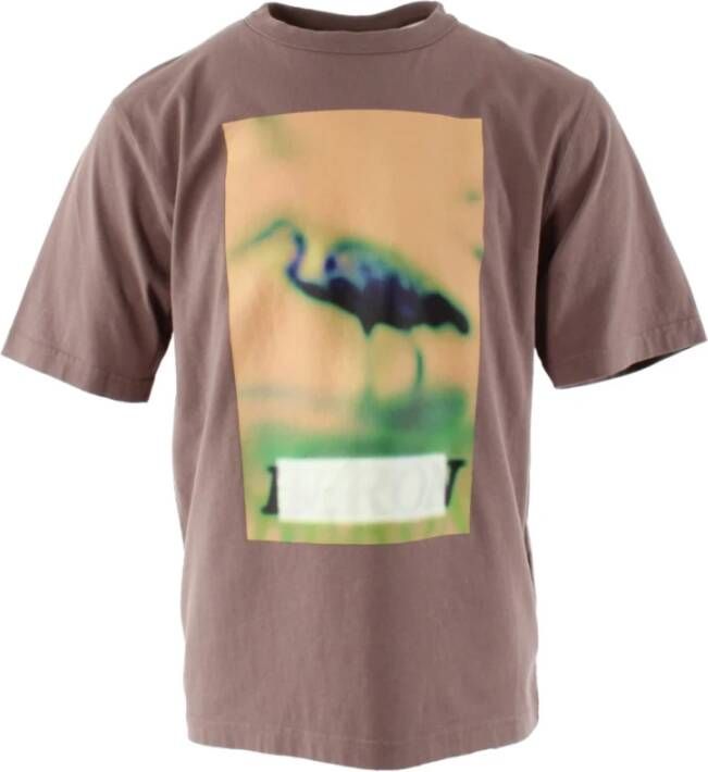 Heron Preston Grijze Katoenen T-shirt voor Heren Grijs Heren