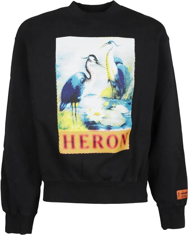 Heron Preston Halftone Heron Sweatshirt Zwart Heren