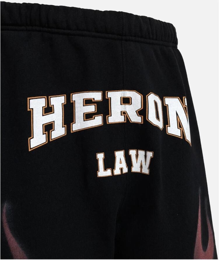 Heron Preston Unieke Bedrukte Zwarte Shorts Black Heren - Foto 2