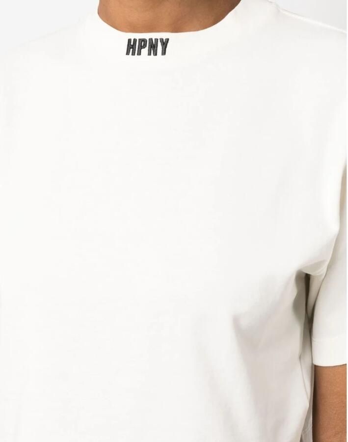 Heron Preston Korte katoenen T-shirt met contrasterend logo White Dames - Foto 2