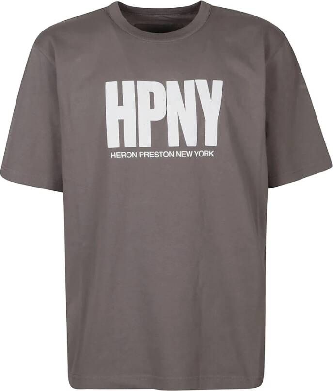 Heron Preston Hpny Grafisch T-shirt Grijs Heren