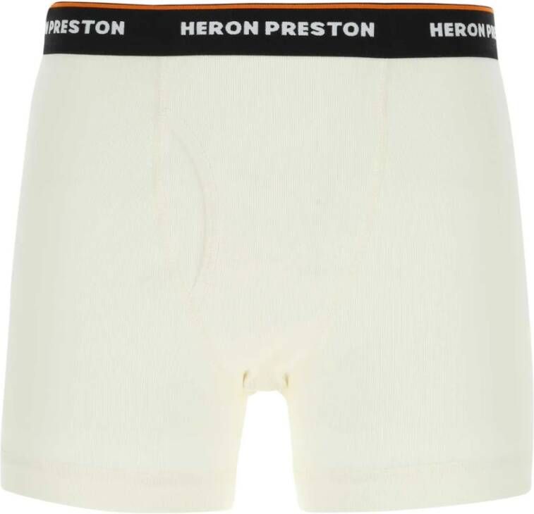 Heron Preston Ivoor stretch katoenen bokserset Wit Heren