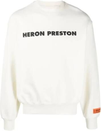 Heron Preston Klassieke Heren Sweatshirt Wit Heren