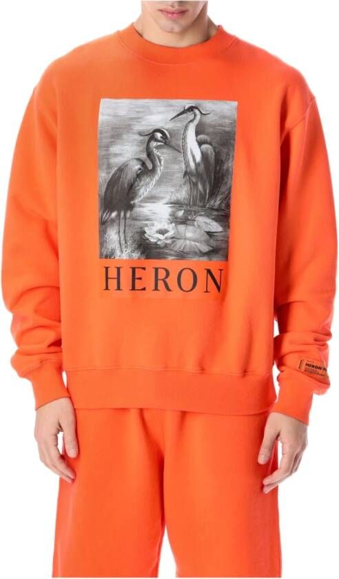 Heron Preston Knitwear HMBA016C99Jer002 Oranje Heren