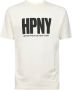 Heron Preston Witte Katoenen T-shirt met Contrasterende Print White Heren - Thumbnail 3