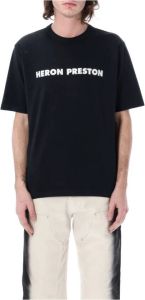 Heron Preston Men s kleding t-shirts Polos Black Ss23 Zwart Heren