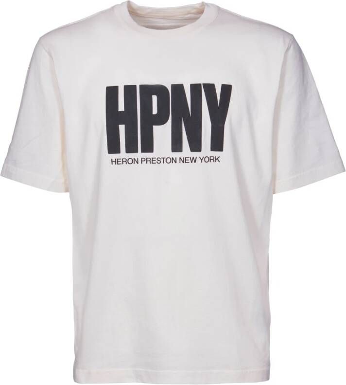 Heron Preston Metalen Pinafore T-Shirt Upgrade je casual garderobe Wit Heren