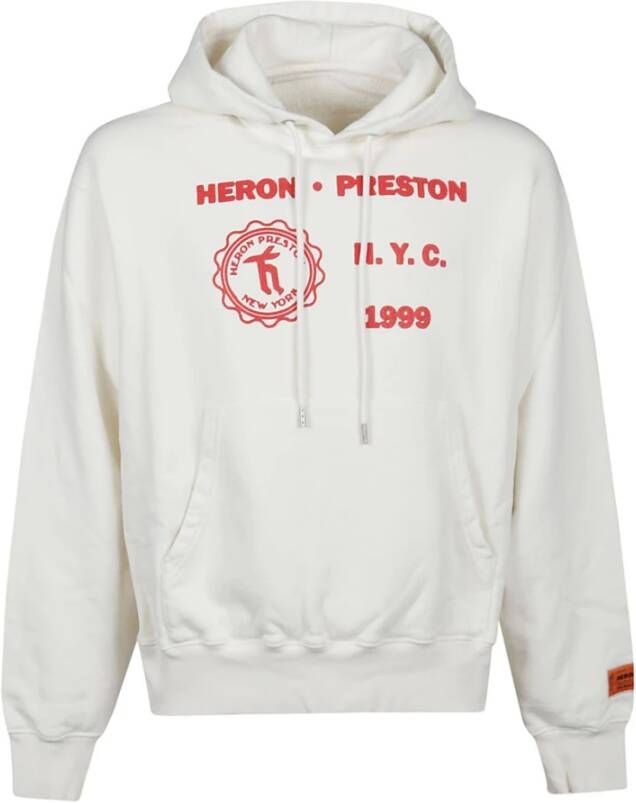 Heron Preston Middeleeuwse Heron Sweatshirt Wit Heren