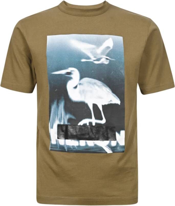 Heron Preston Militaire Stijl T-shirts en Polos Groen Heren