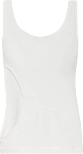 Heron Preston Korte katoenen T-shirt met contrasterend logo White Dames