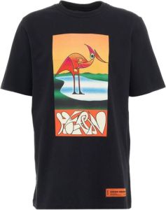 Heron Preston Print T-shirt Zwart Heren