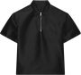 Heron Preston Ex-Ray Nylon Zip Polo Shirt Zwart Heren - Thumbnail 1