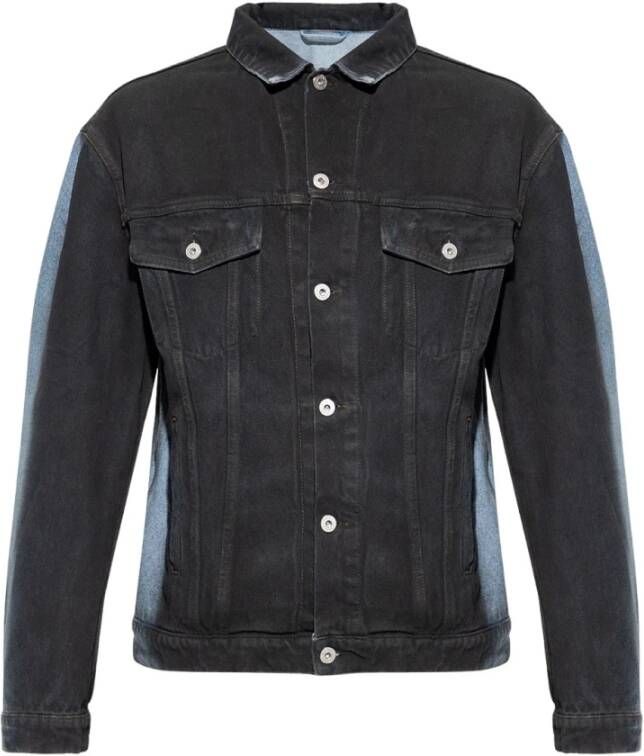 Heron Preston Denim jack Zwart - Foto 1