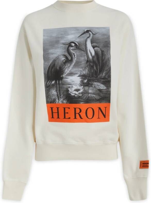 Heron Preston Stijlvolle Sweatshirt voor Vrouwen White Dames