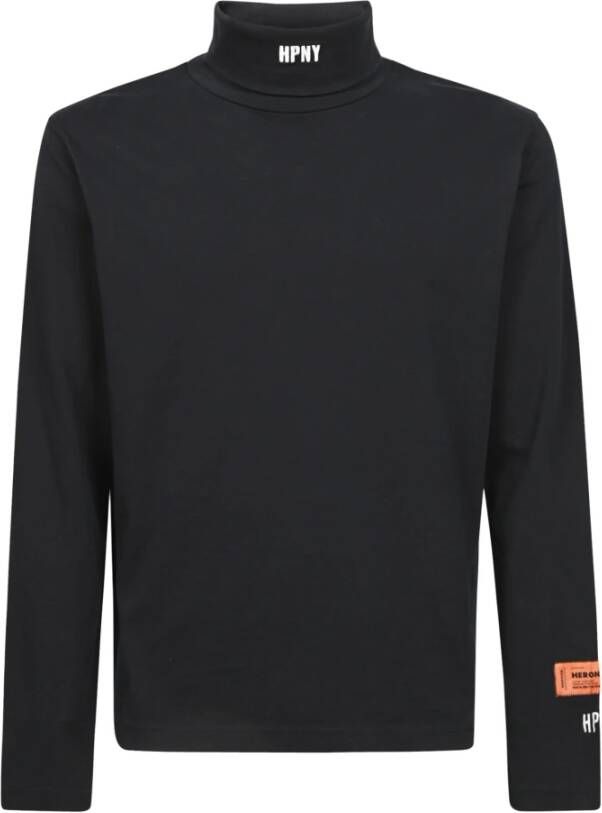 Heron Preston Stijlvolle Zwarte Sweatshirt voor Heren Zwart Heren