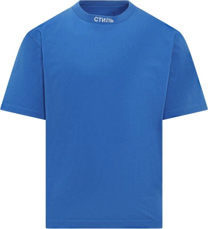 Heron Preston T-shirt Blauw Heren