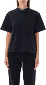 Heron Preston T-Shirt Hwaa033C99Jer001 Zwart Dames