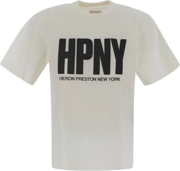 Heron Preston T-Shirt Klassieke Stijl White Dames