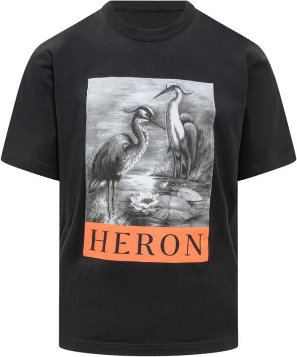 Heron Preston T-shirt met grafische print Zwart Heren