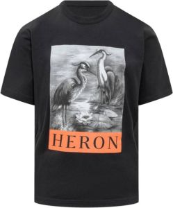 Heron Preston T-shirt met grafische print Zwart Heren