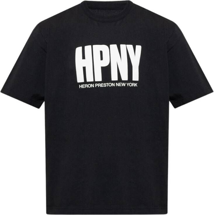 Heron Preston T-shirt met logo Zwart Heren