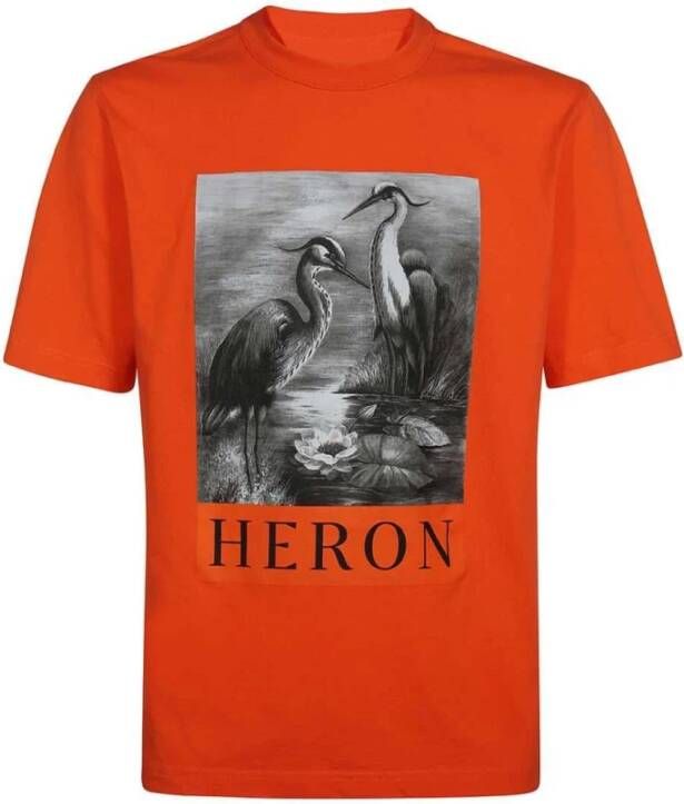 Heron Preston t-shirt Oranje Heren