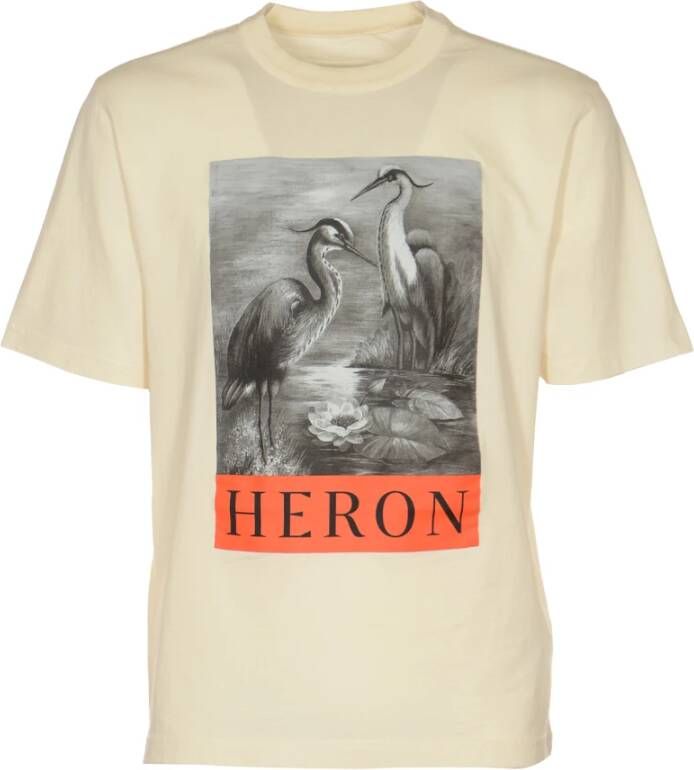 Heron Preston T-Shirts Beige Heren