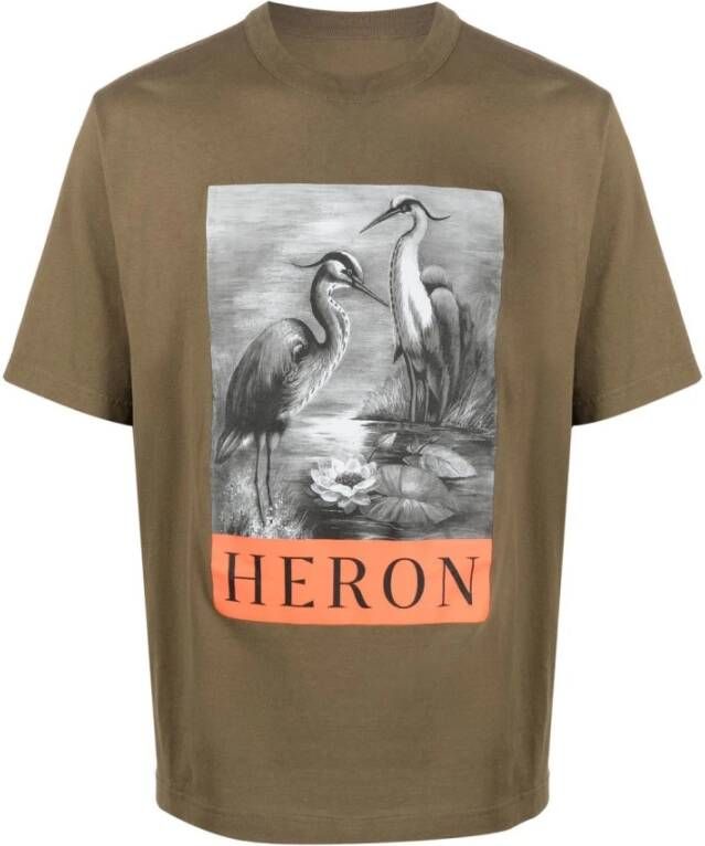 Heron Preston T-Shirts Groen Heren