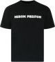 Heron Preston Biologisch Katoenen Slogan Print T-shirt Zwart Heren - Thumbnail 3