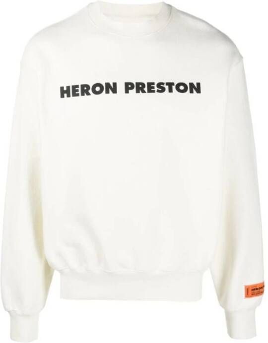 Heron Preston Upgrade je casual look met een stijlvolle sweatshirt Wit Heren