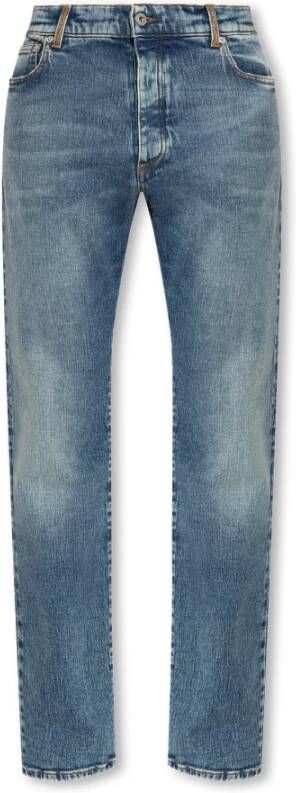 Heron Preston Versleten jeans Blauw Heren