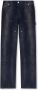Heron Preston Marineblauwe Carpenter Straight-Leg Jeans Blauw Heren - Thumbnail 1