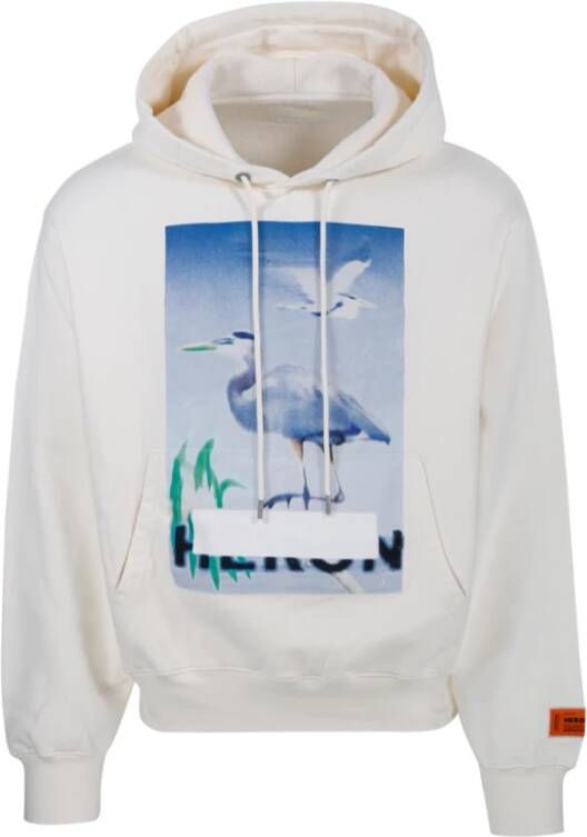 Heron Preston Comfortabele en stijlvolle hoodie voor heren Beige Heren