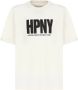 Heron Preston Witte Katoenen T-shirt met Contrasterende Print White Heren - Thumbnail 1
