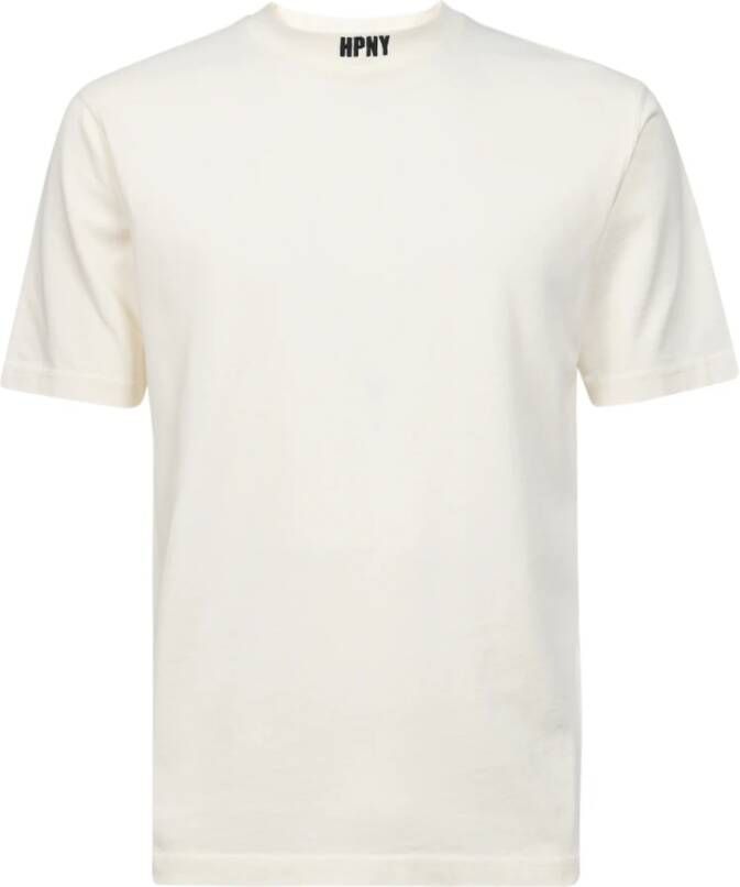 Heron Preston Witte Licht Natuurlijke T-shirts en Polos White Heren