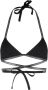 Heron Preston Zwarte Bikini Top met Strass Steentjes Black Dames - Thumbnail 5