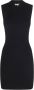 Heron Preston Geribbelde jurk met logo Zwart Dames - Thumbnail 1