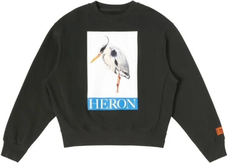 Heron Preston Zwarte Sweaters voor Heren Zwart Heren