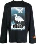 Heron Preston Gecensureerd Heron Print Longsleeve T-Shirt Black Heren - Thumbnail 1