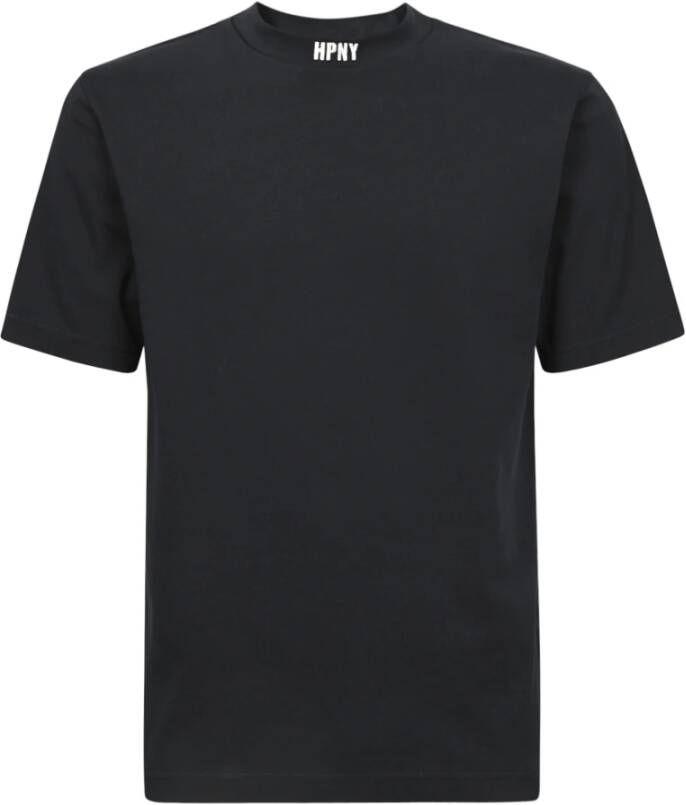 Heron Preston Zwarte T-shirts en Polos met hpny Basic Tee Black Heren