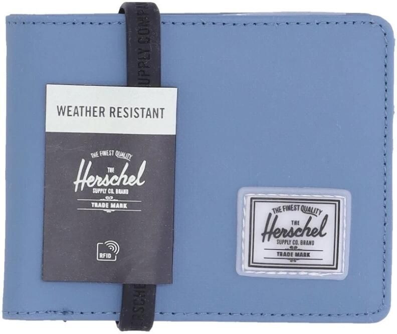 Herschel Blauwe Crosshatch Rfid Portemonnee Blue Unisex - Foto 2