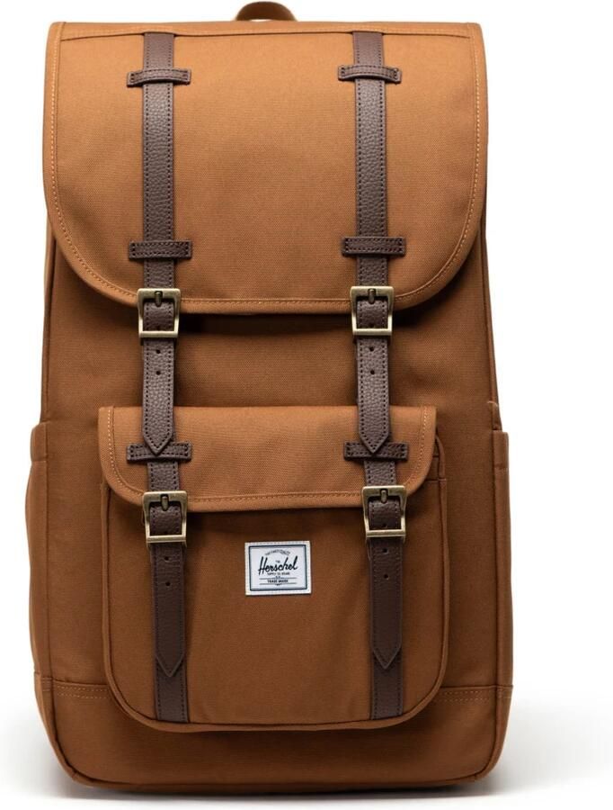 Herschel Bruine Little America Rugzak Brown - Foto 1