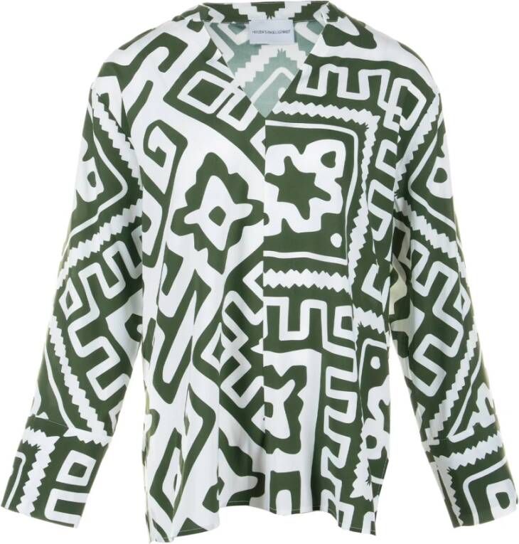 Herzen's Angelegenheit Hart & Matter Blouse Groen 25223-6058 Cyp Super W Groen Dames
