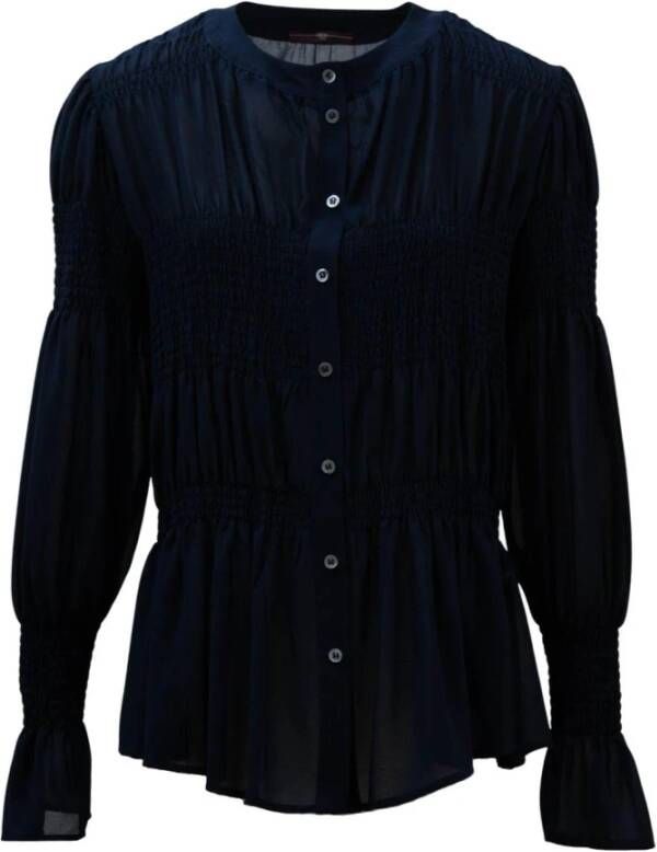 High Blouses Blauw Dames