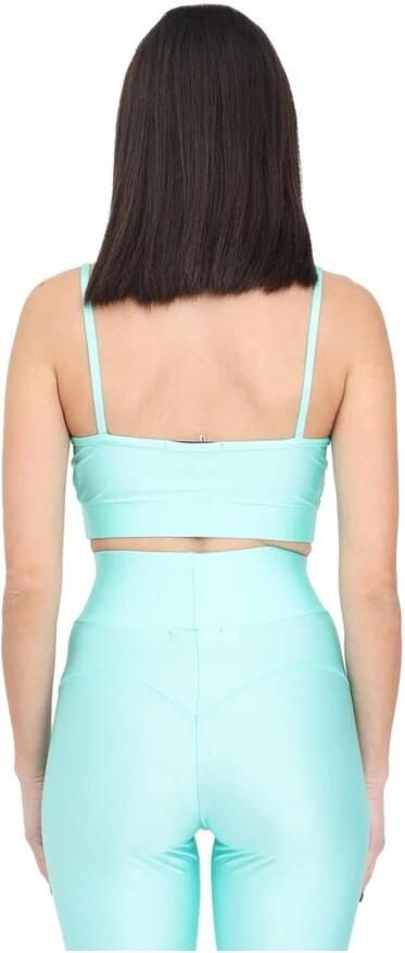 Hinnominate Luxe Glanzende Groene Polyamide Top Green Dames - Foto 3