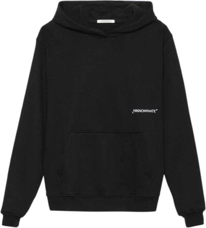 Hinnominate Zwarte Katoenen Hoodie Black Dames